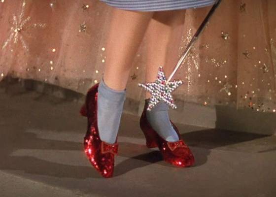 Sapatos Vermelhos Dorothy