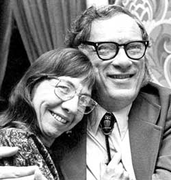 Asimov e a segunda esposa Janet