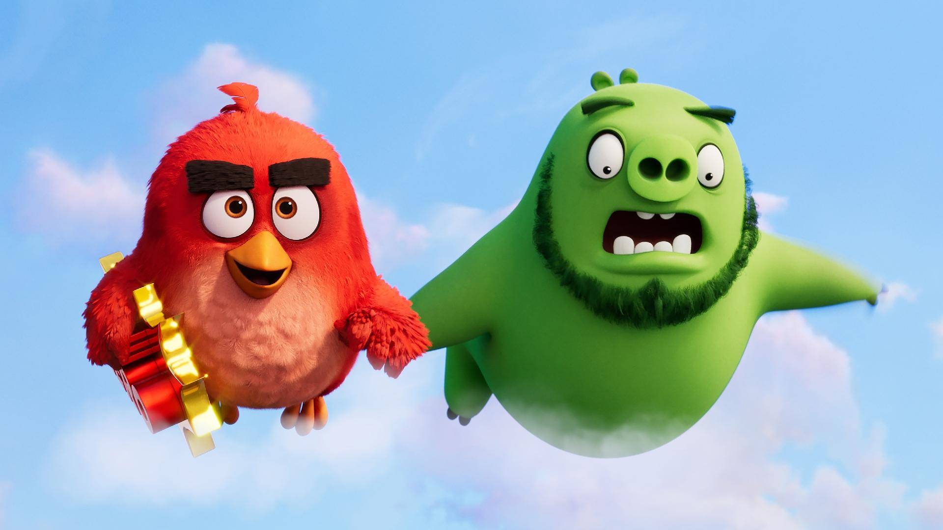 Red e Leonardo em Angry Birds 2