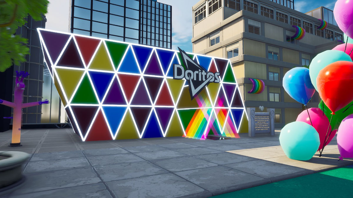 Doritos Rainbow mapa Fortnite