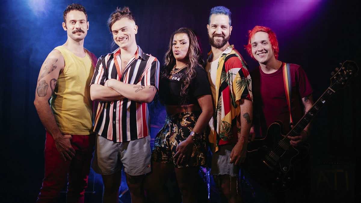 Meu Funeral e Tati Quebra-Barraco Dançar música clipe Dia Mundial do Rock - crédito de Juliana Ramos