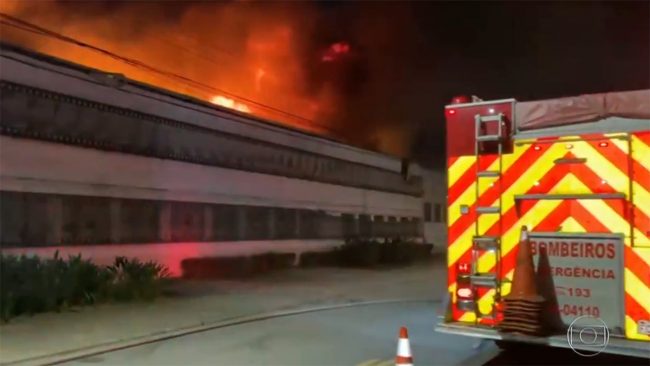 incêndio na cinemateca brasileira reprodução tv globo