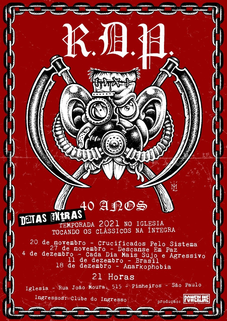 Ratos de Porão shows novas datas extras