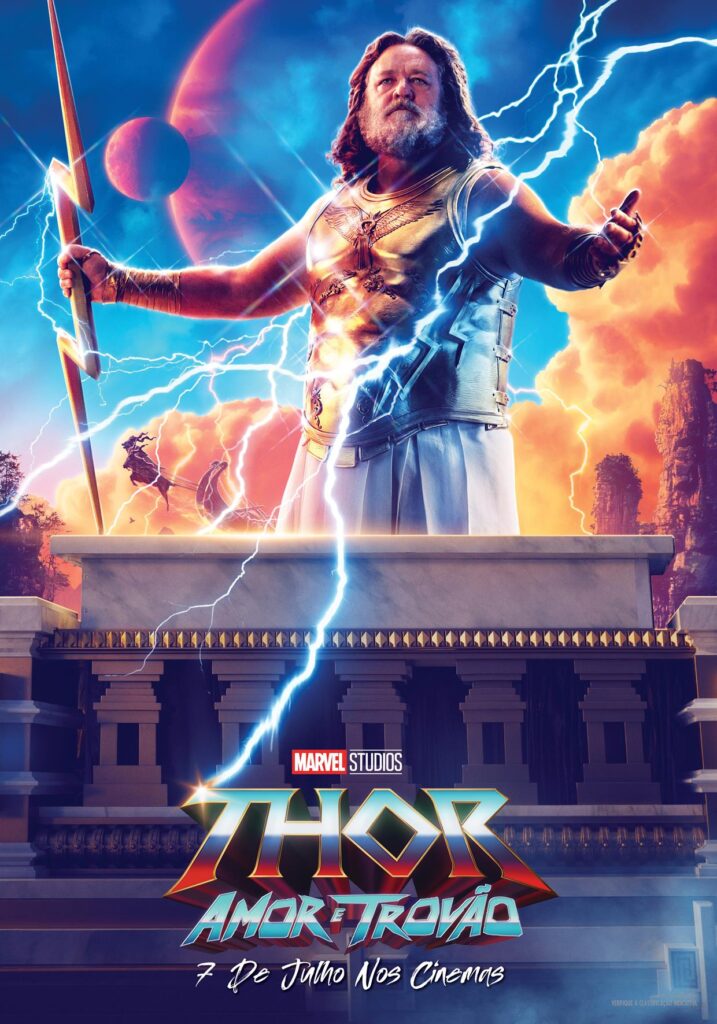 Thor Amor e Trovão personagens Zeus