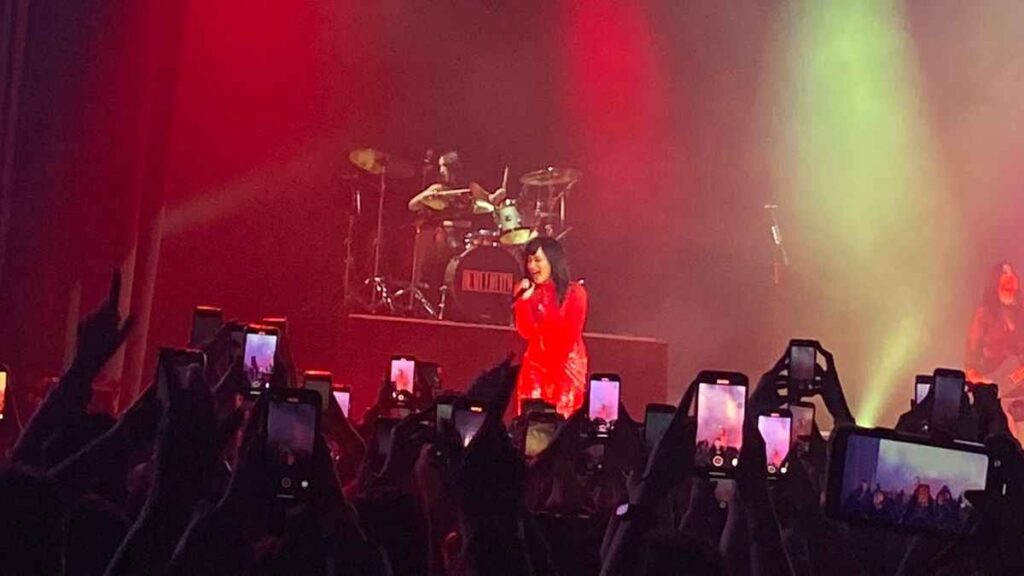 Demi Lovato show Espaço Unimed São Paulo SP 2022 (1)